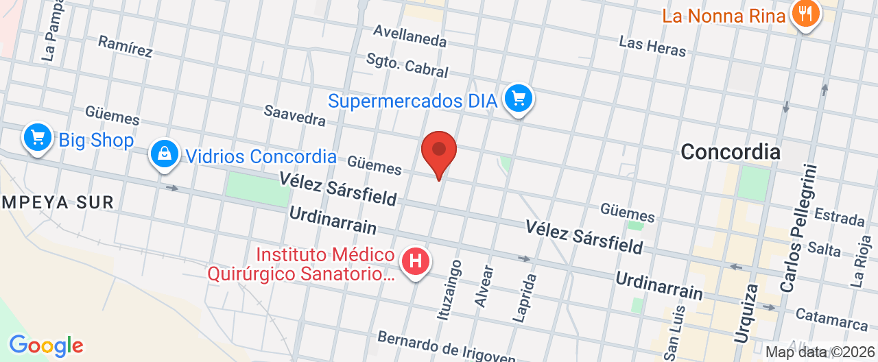 Mapa de la ubicación
