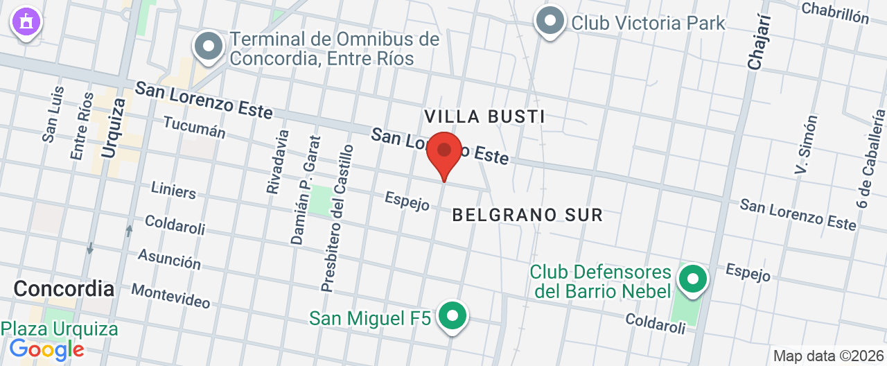 Mapa de la ubicación