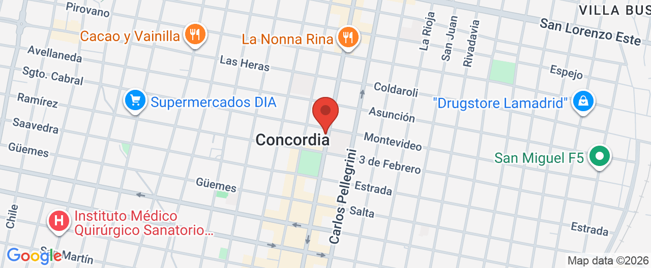 Mapa de la ubicación