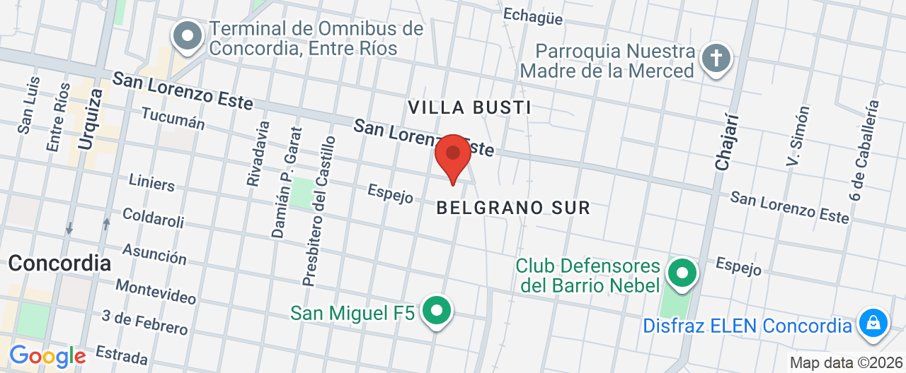 Mapa de la ubicación