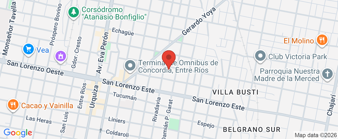 Mapa de la ubicación