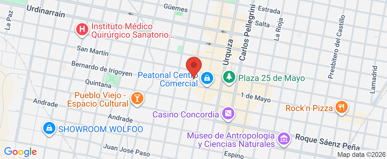 Mapa de la ubicación