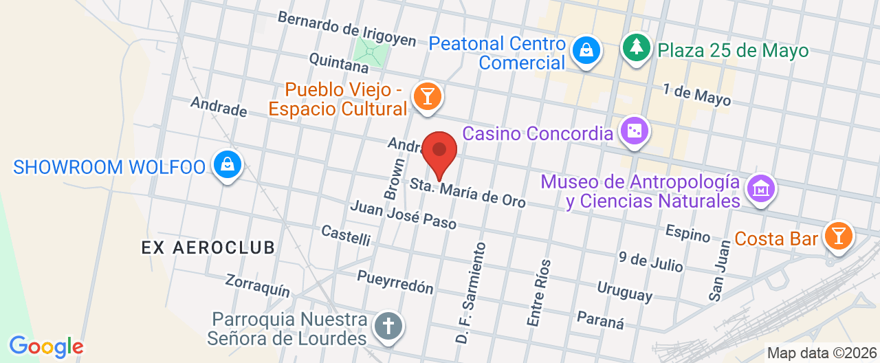 Mapa de la ubicación