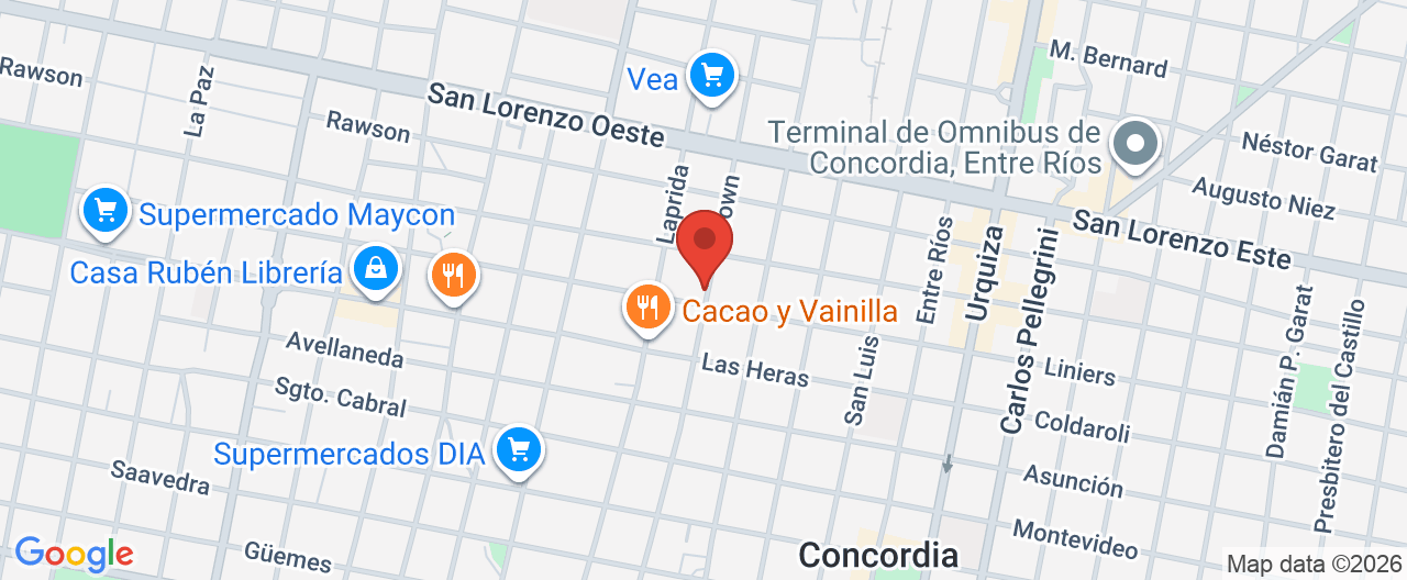 Mapa de la ubicación