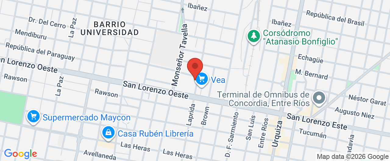 Mapa de la ubicación