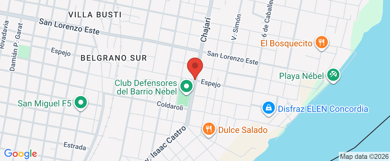 Mapa de la ubicación