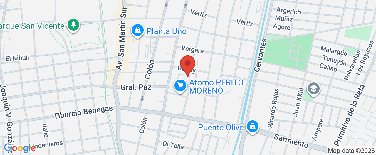 Mapa de la ubicación