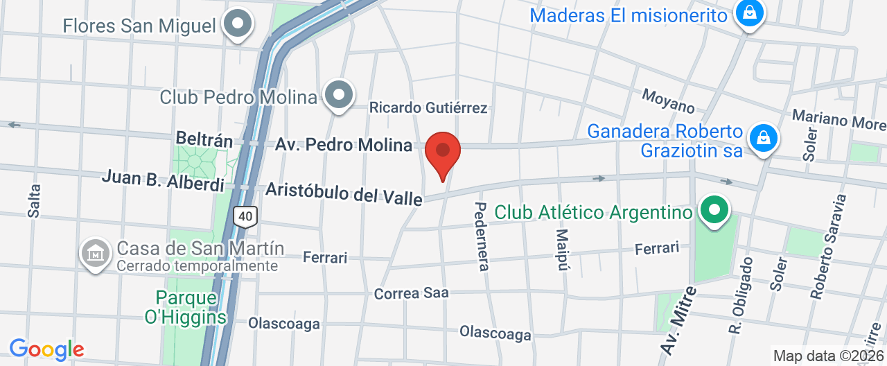 Mapa de la ubicación