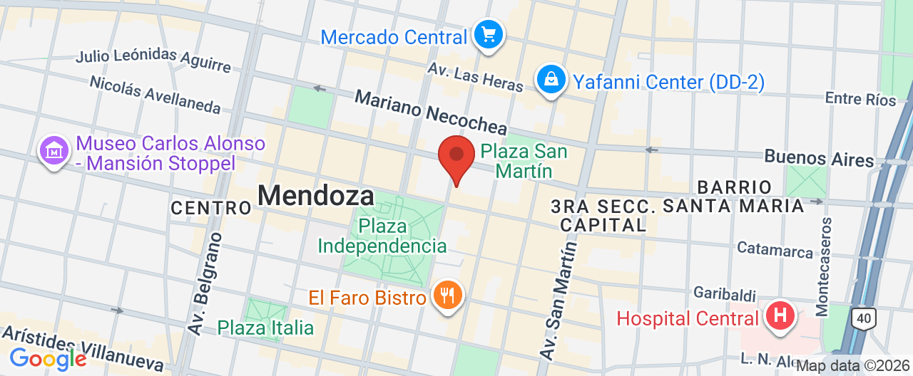 Mapa de la ubicación