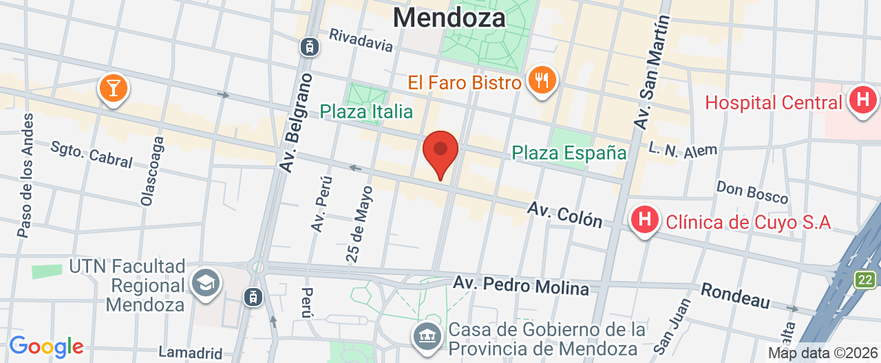 Mapa de la ubicación