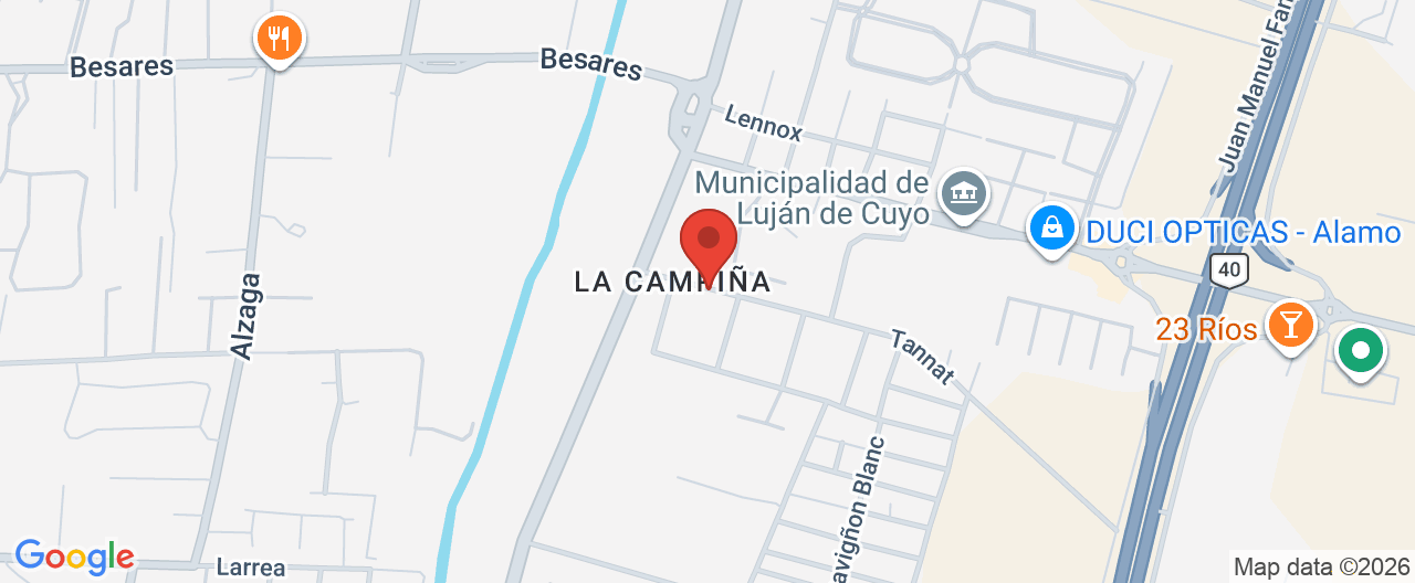 Mapa de la ubicación