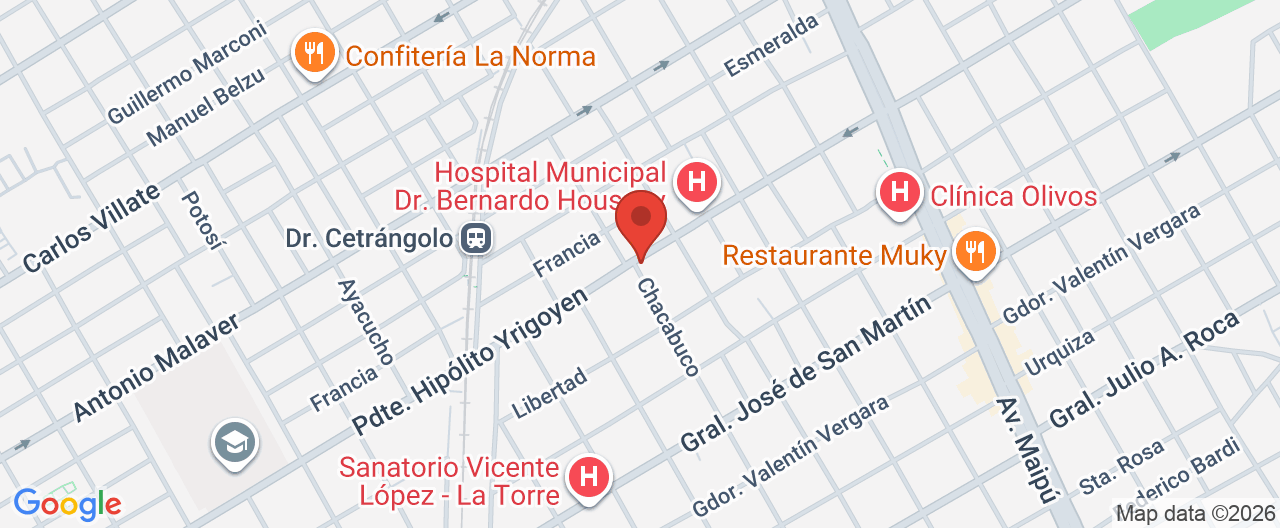 Mapa de la ubicación