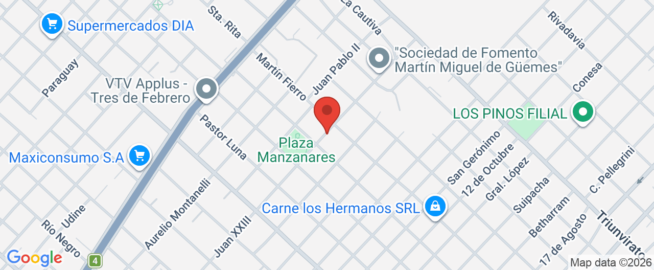 Mapa de la ubicación
