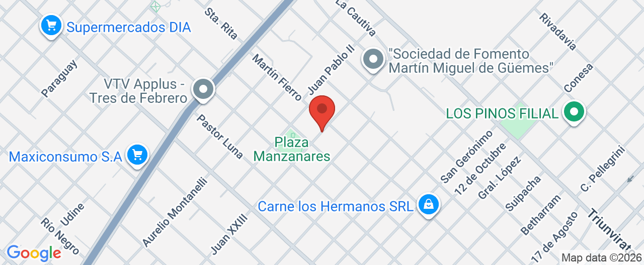 Mapa de la ubicación