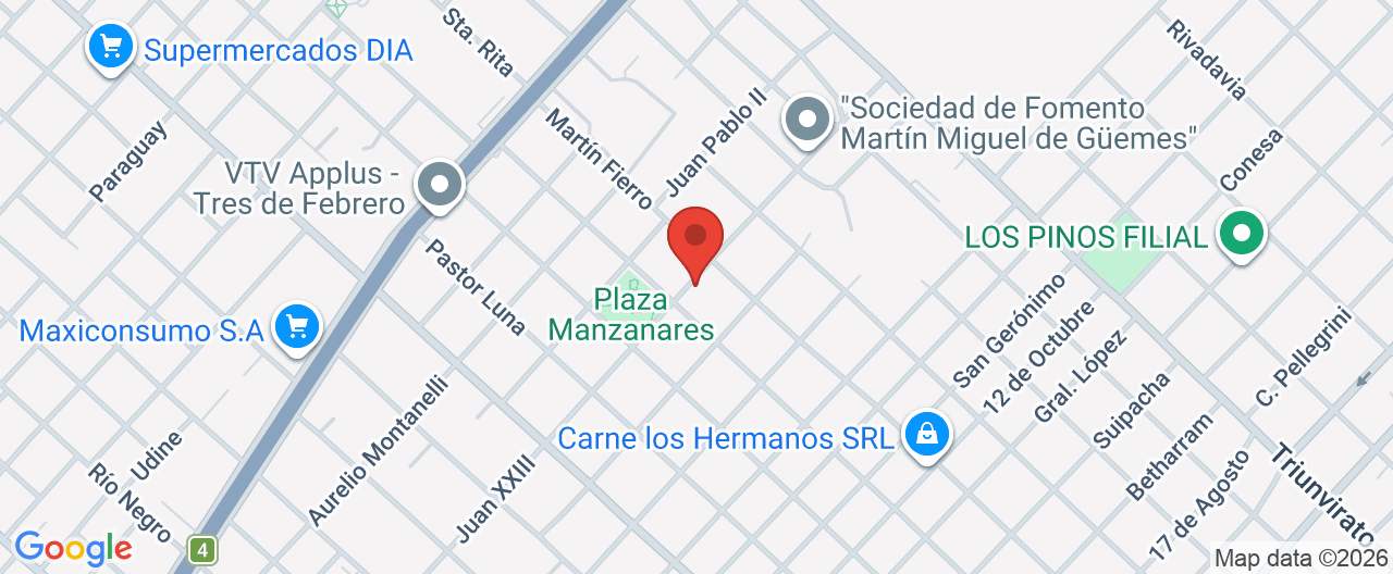 Mapa de la ubicación