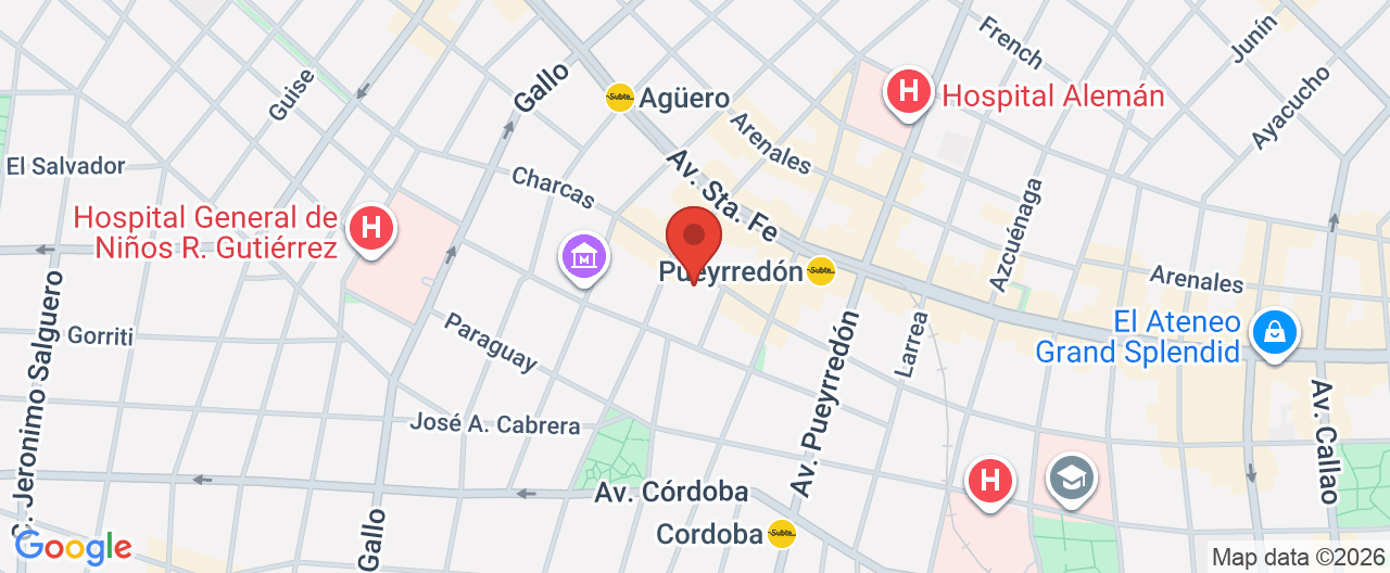 Mapa de la ubicación