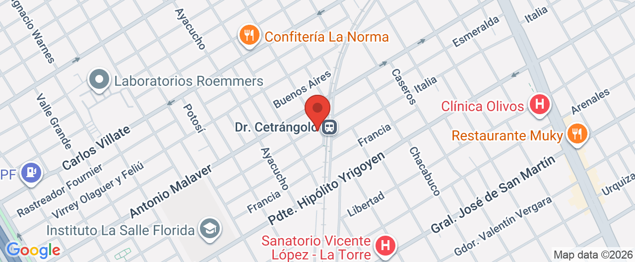 Mapa de la ubicación