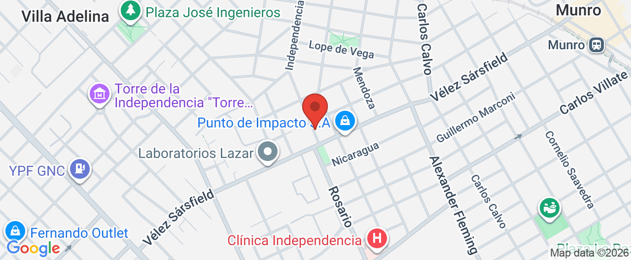 Mapa de la ubicación