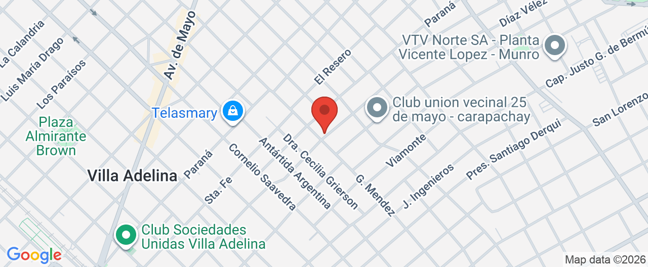 Mapa de la ubicación