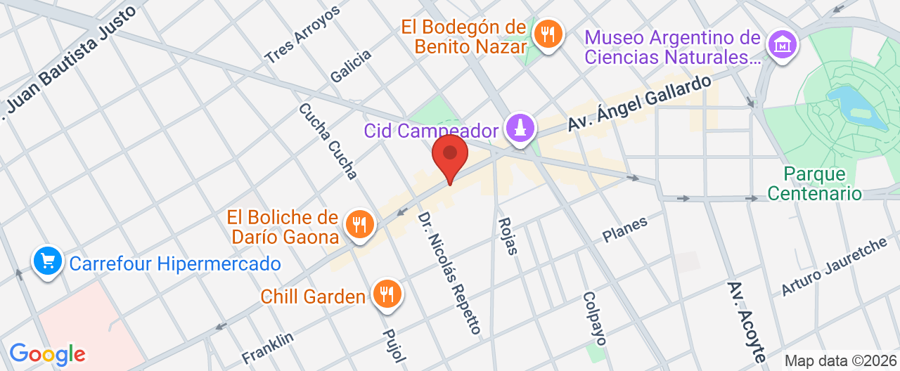 Mapa de la ubicación