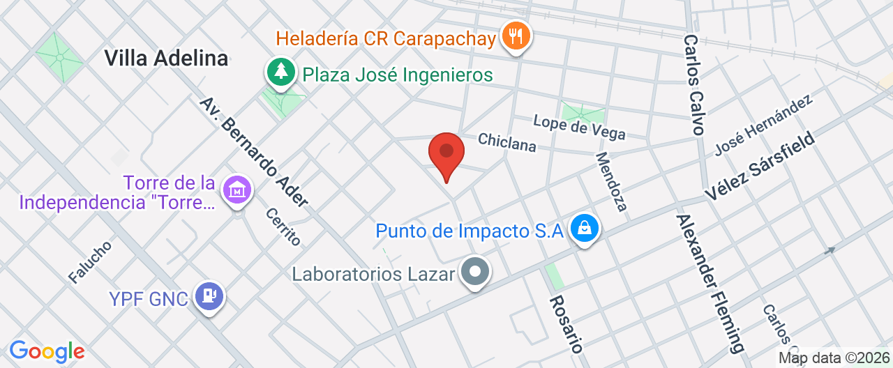 Mapa de la ubicación