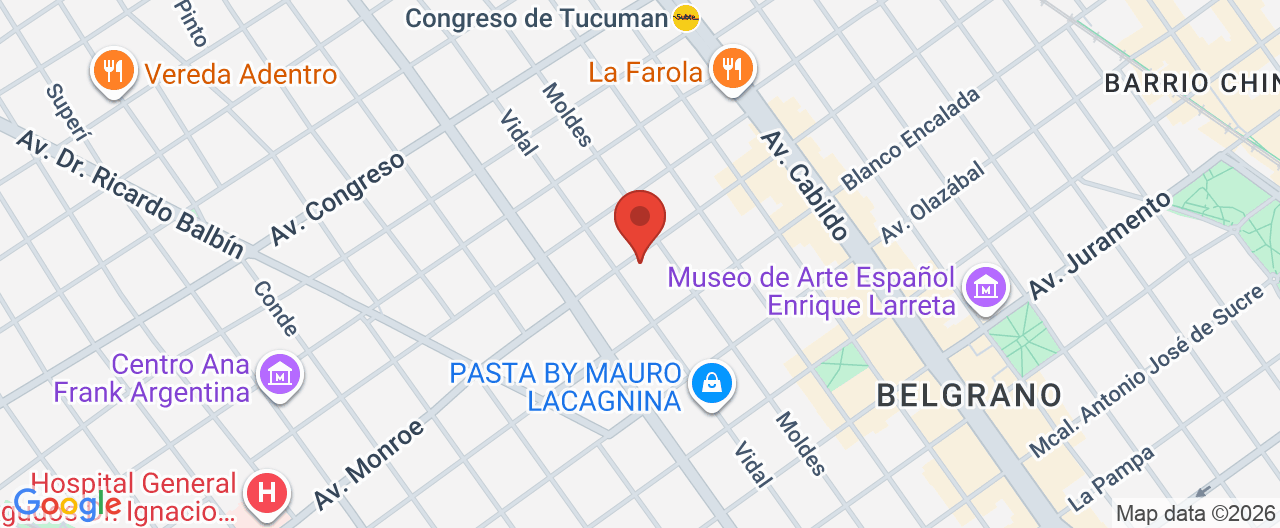 Mapa de la ubicación