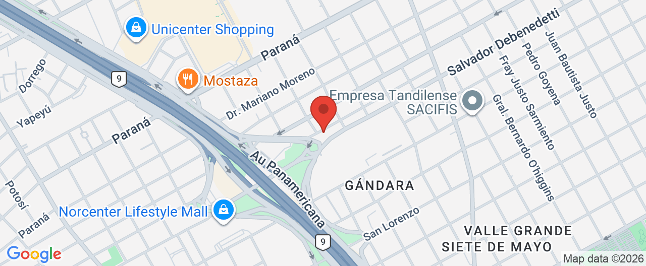 Mapa de la ubicación