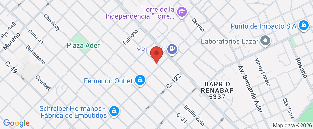 Mapa de la ubicación