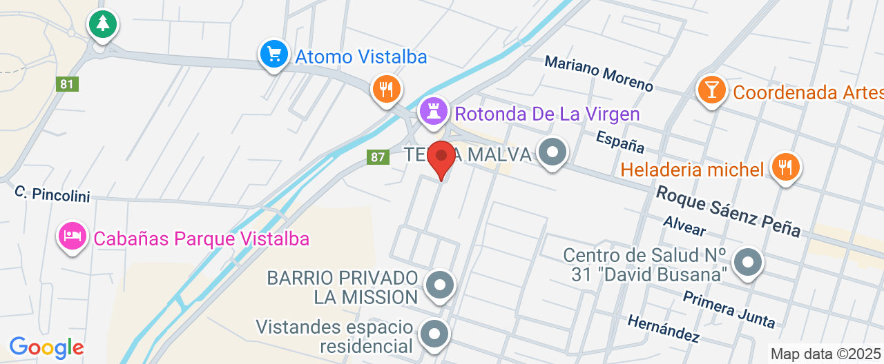 Mapa de la ubicación