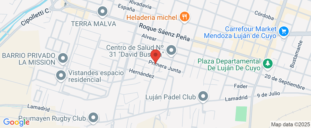 Mapa de la ubicación