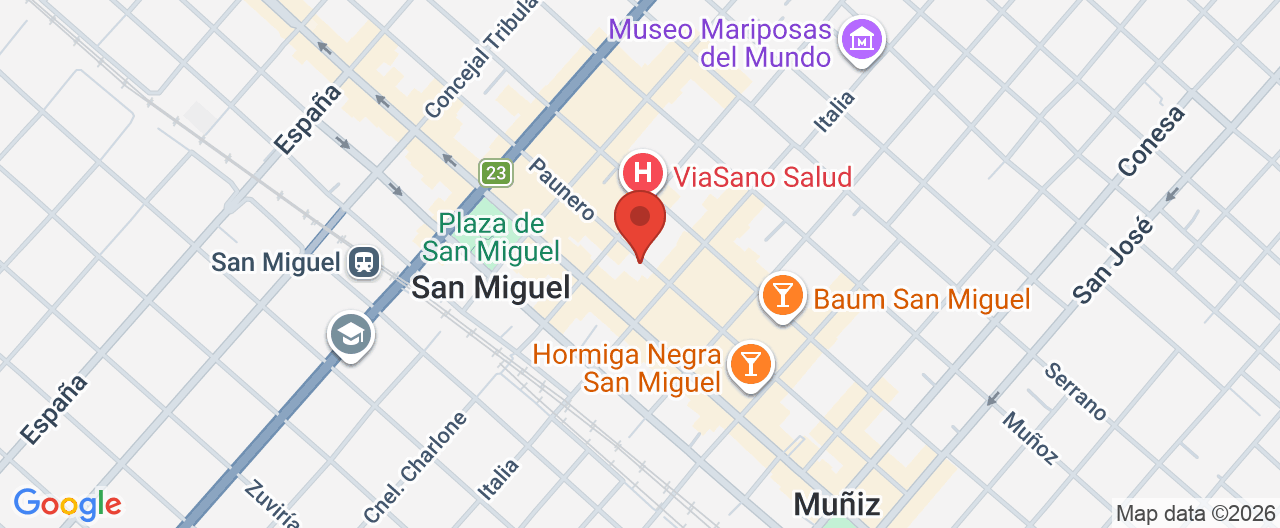Mapa de la ubicación