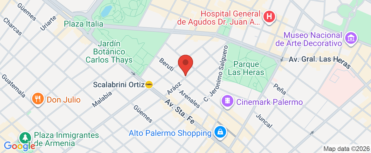 Mapa de la ubicación