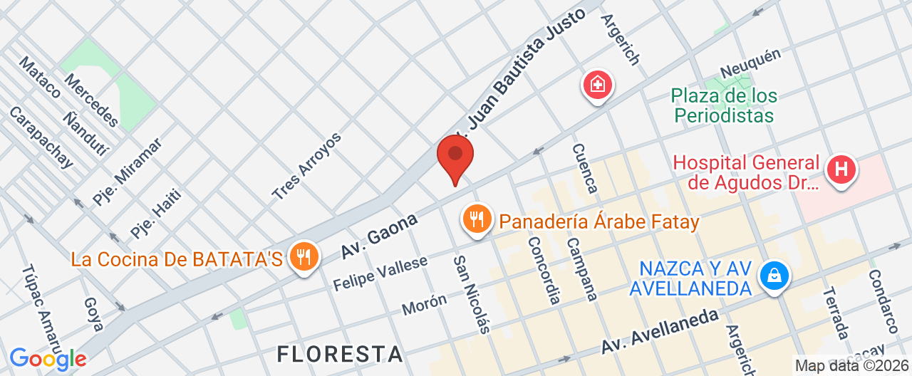Mapa de la ubicación