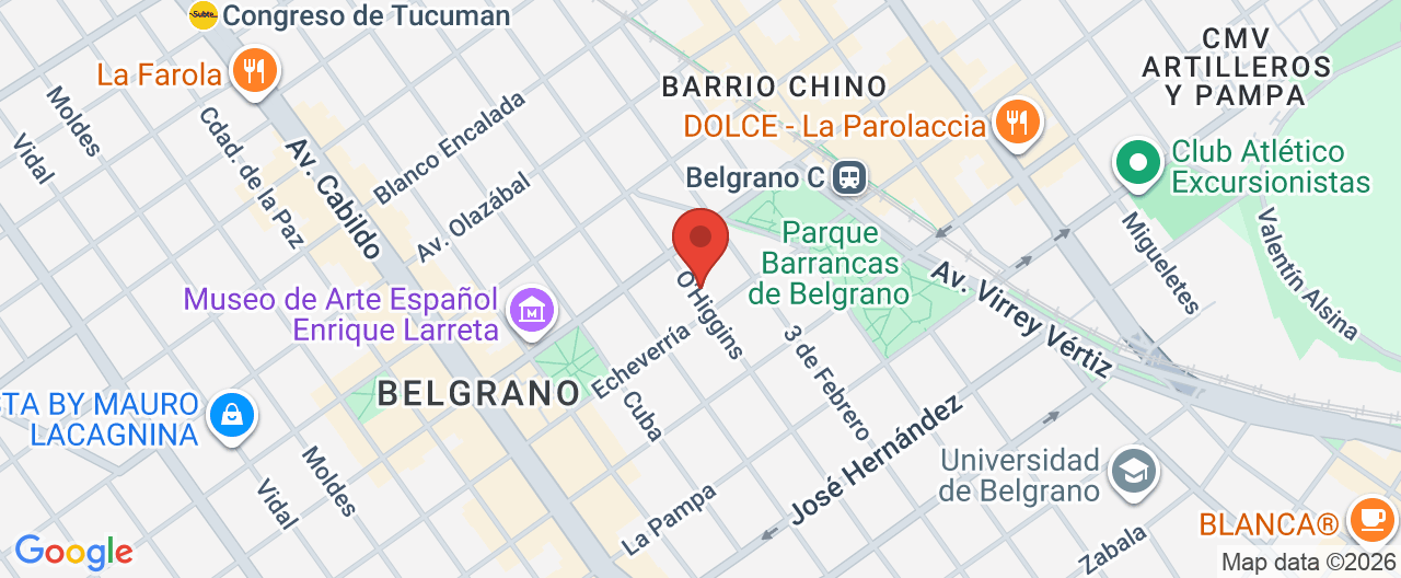 Mapa de la ubicación