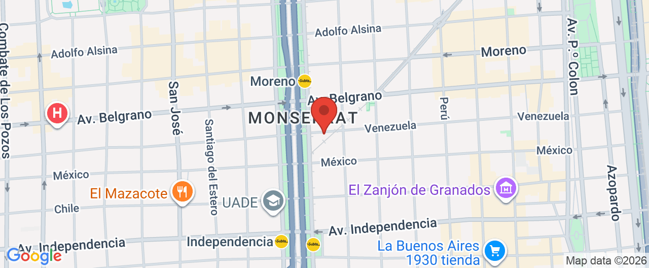 Mapa de la ubicación