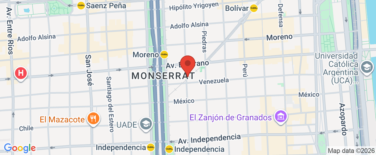 Mapa de la ubicación