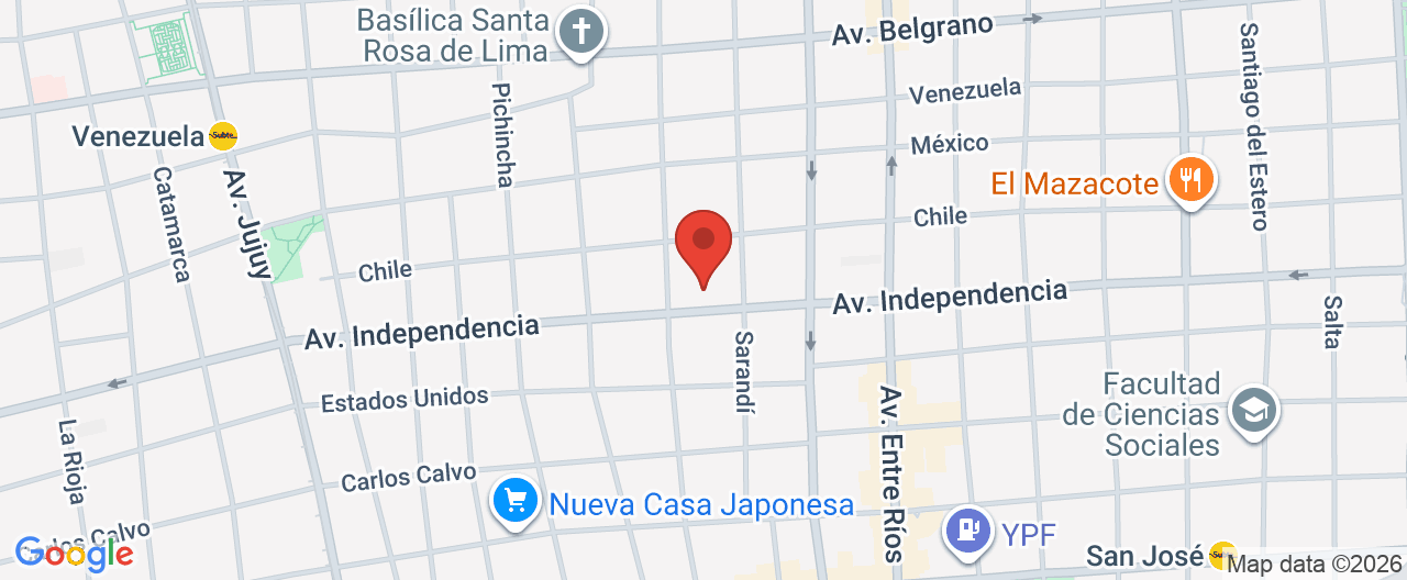 Mapa de la ubicación