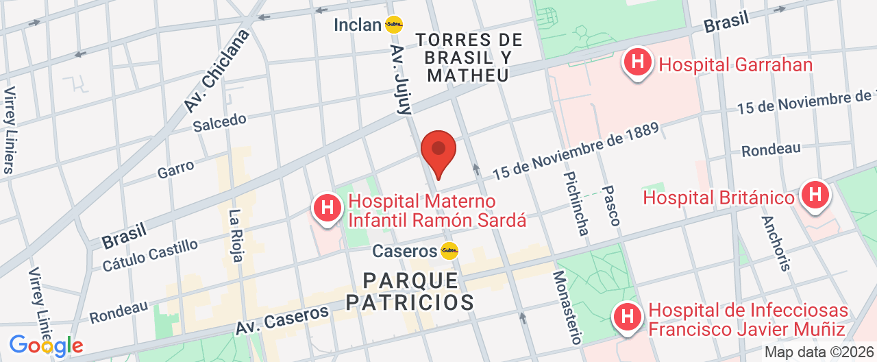 Mapa de la ubicación