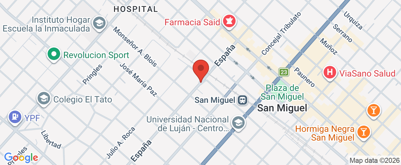 Mapa de la ubicación