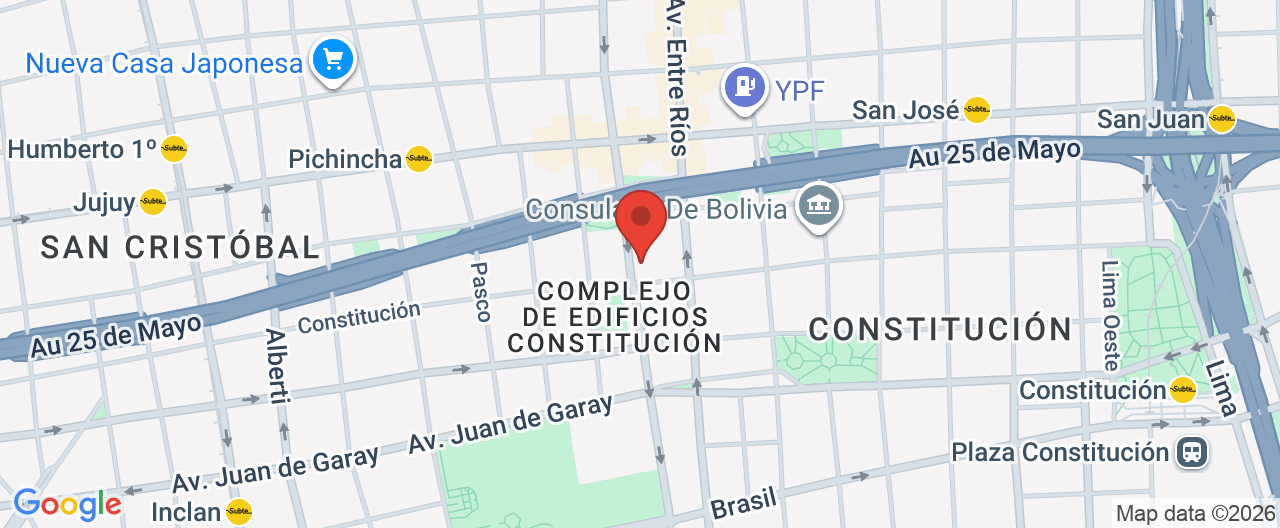 Mapa de la ubicación