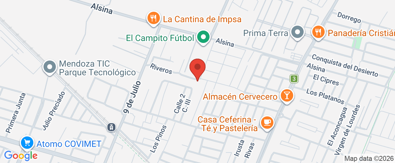 Mapa de la ubicación
