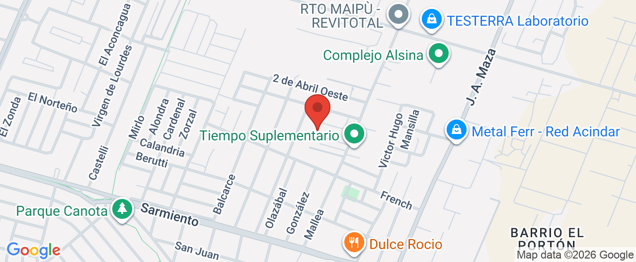 Mapa de la ubicación