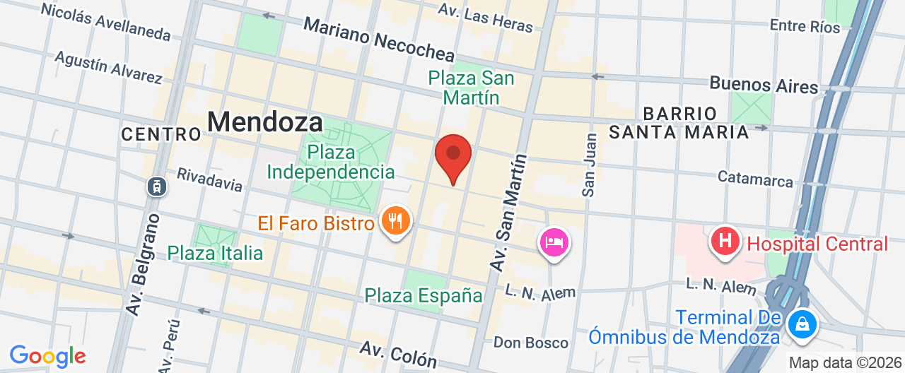Mapa de la ubicación
