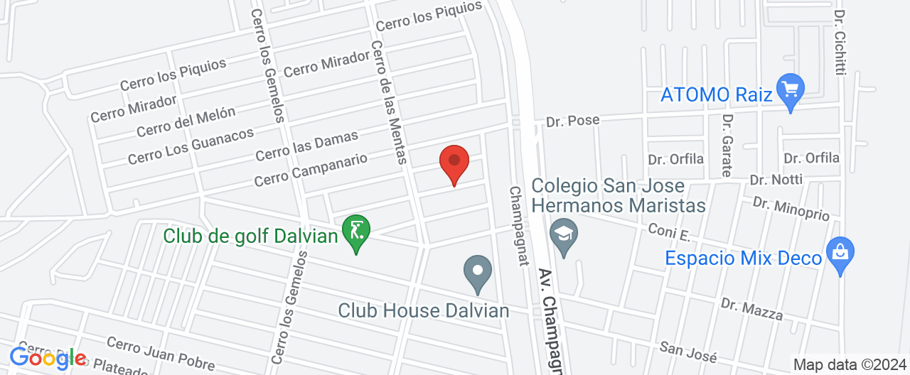 Mapa de la ubicación