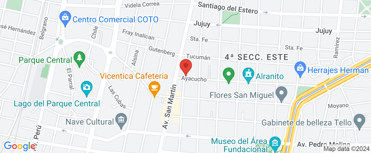Mapa de la ubicación