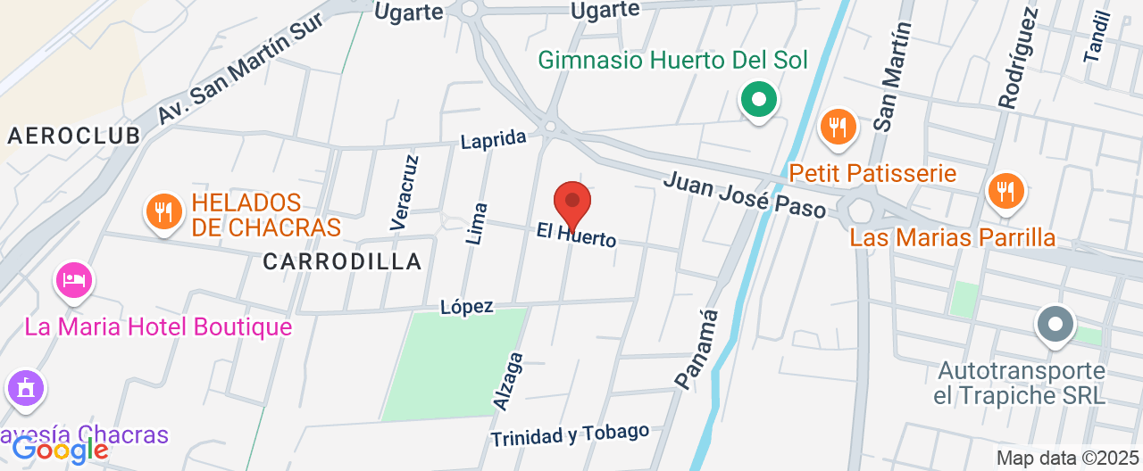 Mapa de la ubicación