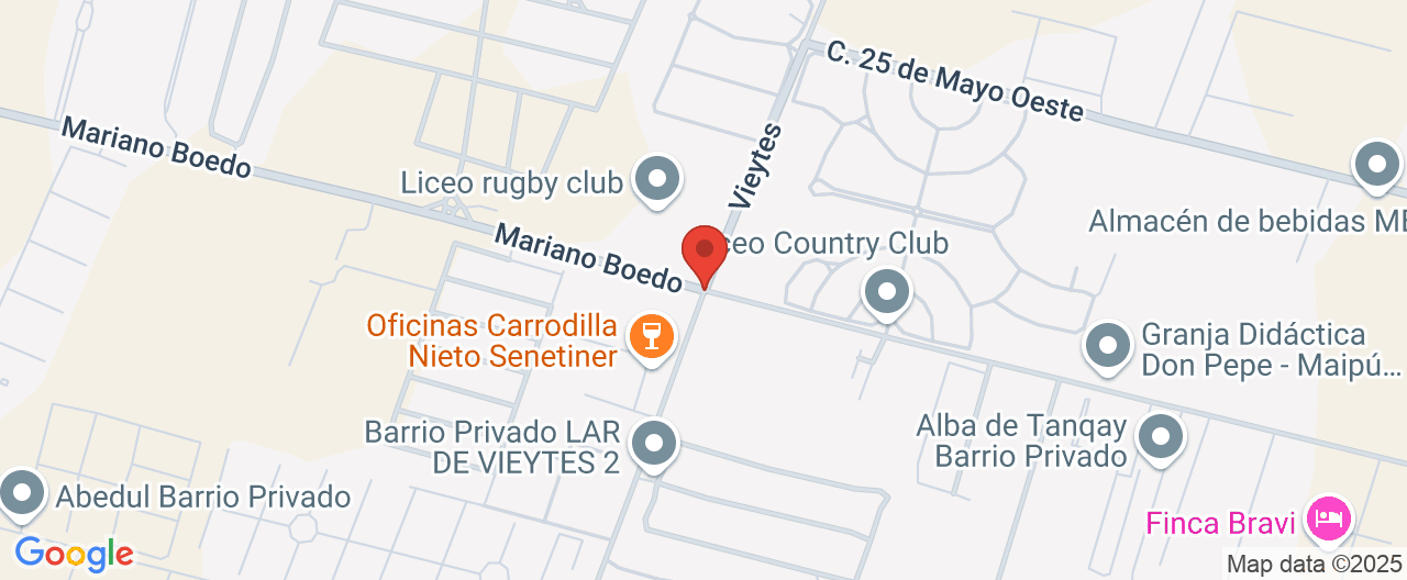 Mapa de la ubicación