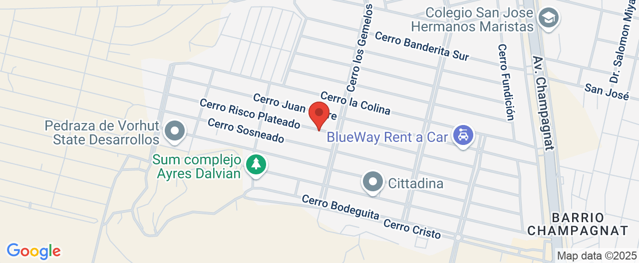 Mapa de la ubicación