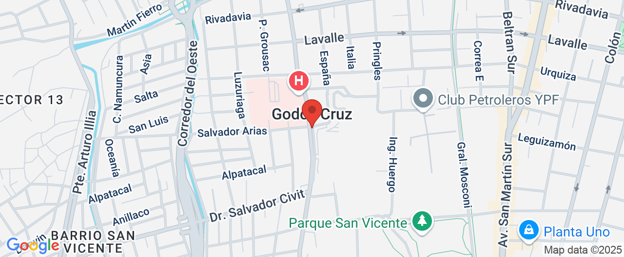 Mapa de la ubicación