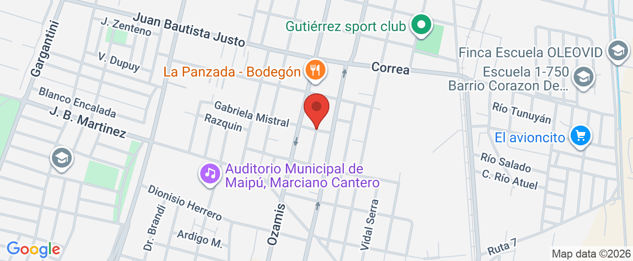 Mapa de la ubicación